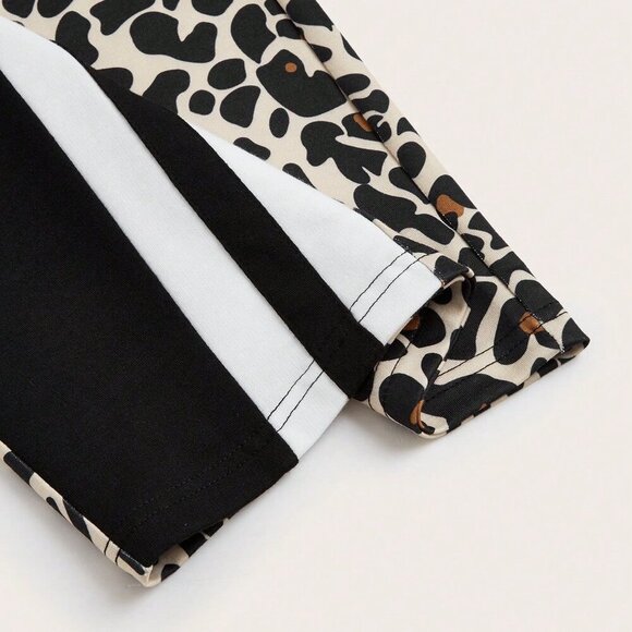 Black Casual Women's Striped Drawstring Pocket Pants - Picture 6 of 6